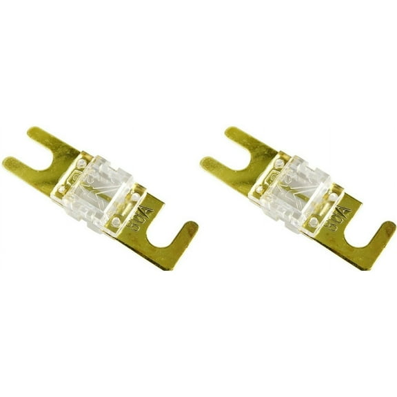 ABSOLUTE AFS80-2 2 PACK OF 80 AMP GOLD AFS / MIDI / MINI ANL FUSES