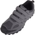 thumbnail image 1 of ABSOLUTE FOOTWEAR Mens Easy Slip On Triple Strap Fastening Outdoor Walking Hiking Trainers Shoes - Grey - US 8, 1 of 7