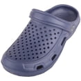thumbnail image 1 of ABSOLUTE FOOTWEAR Mens Gents Easy Slip On Summer Holiday Garden Mule Sandals Clogs with Moveable Back Strap - Navy - US 9, 1 of 7