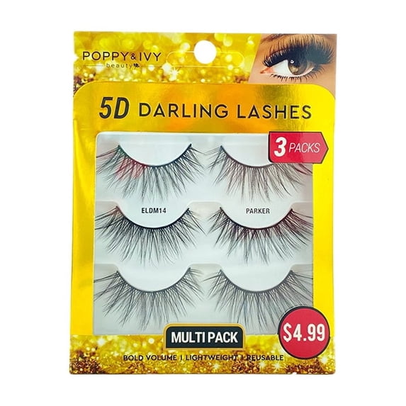 ABSOLUTE Poppy & Ivy 5D Darling Lashes (3-Pack) Parker