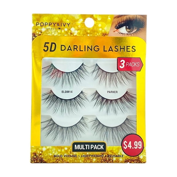 ABSOLUTE Poppy & Ivy 5D Darling Lashes (3-Pack) Parker