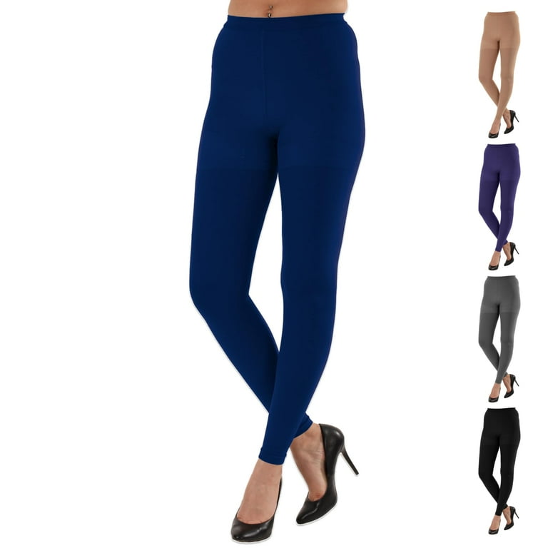 Womens Compression Leggings for Varicose Veins 20 30mmHg Wide Calf Navy 4X Large