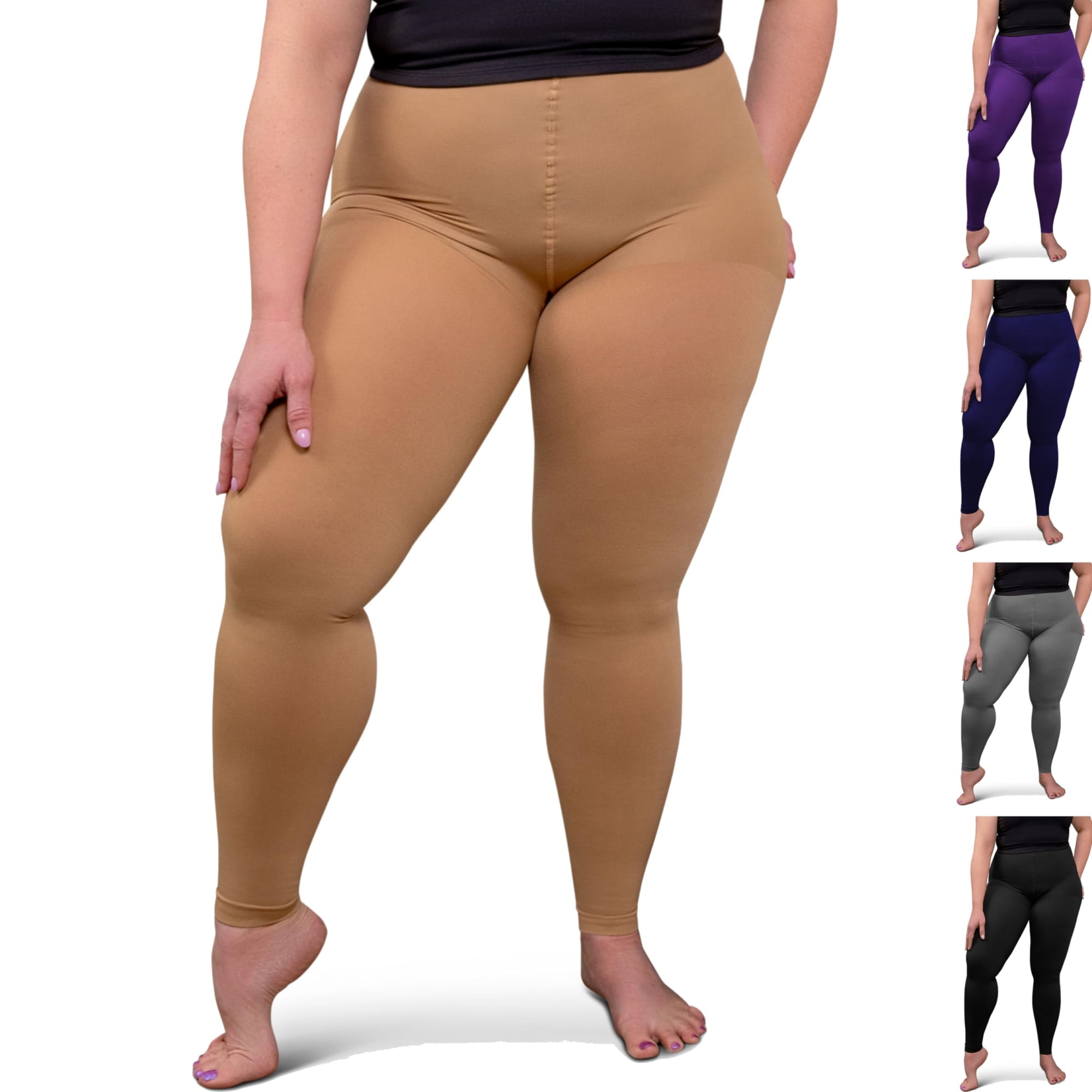 Compression leggings for plus size discount