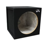 ABSOLUTE Single 12 Sealed MDF Subwoofer/Sub Enclosure Empty Box  1 Cubic Feet