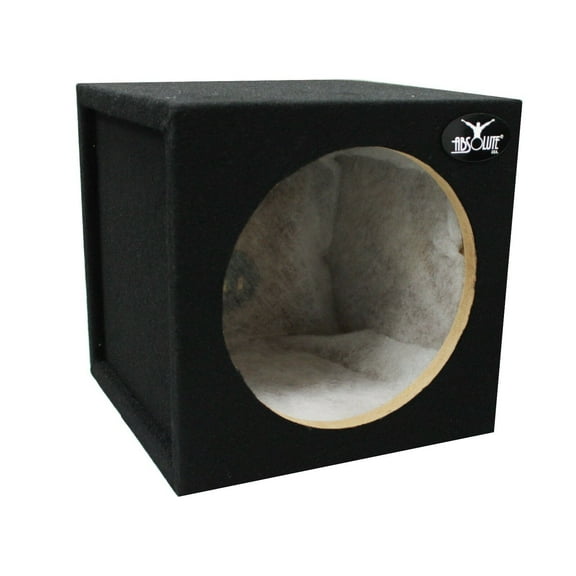 ABSOLUTE Single 15" Sealed MDF Subwoofer/Sub Enclosure Empty Box (1.9 Cubic Ft)