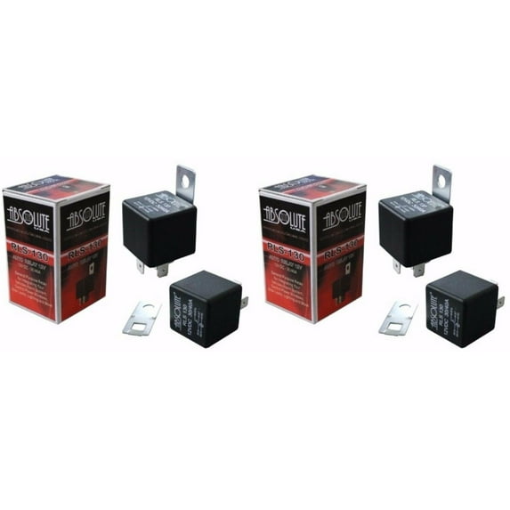 ABSOLUTE USA 2x12V 30/40 AMP BOSCH/TYCO TYPE SPDT AUTOMOTIVE / MARIN Waterproof