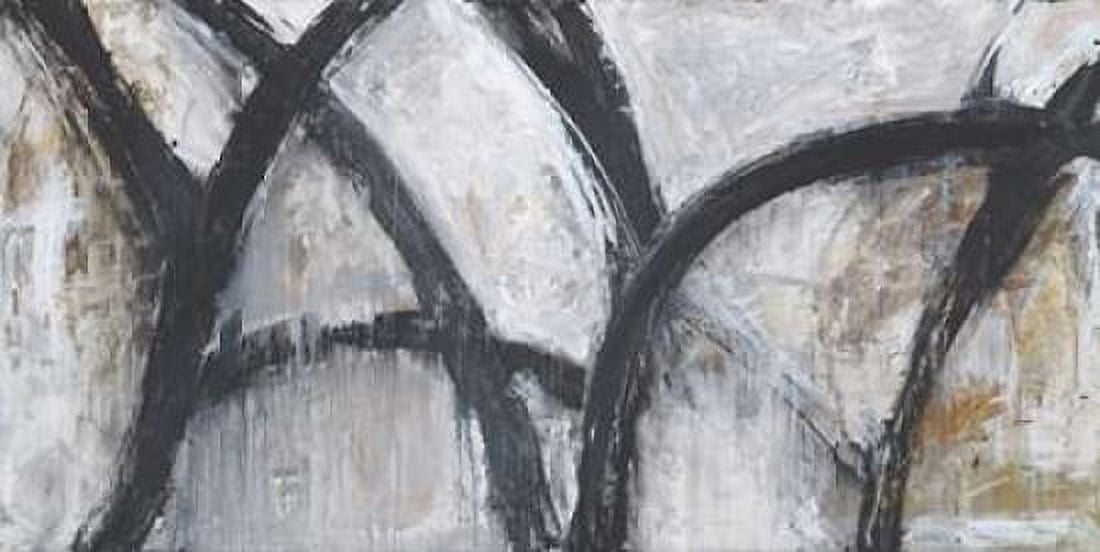 ABSTRACT STROKES Canvas Art - Hutton (24 x 48)