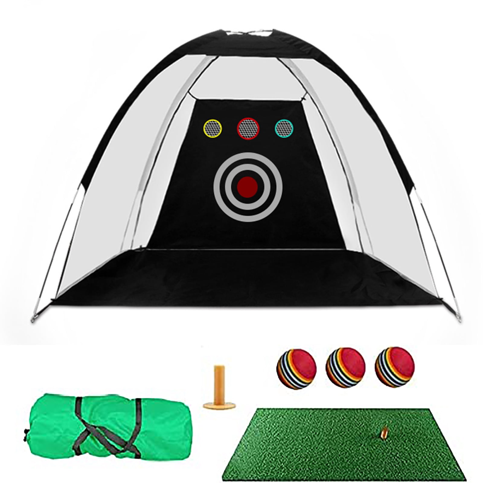 ABUKY Golf Practice Net Golf Hitting Nets with Chipping Target Pockets ...