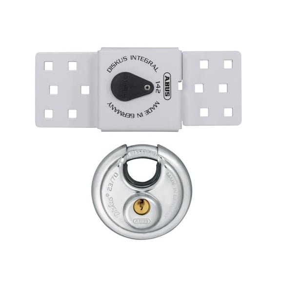 ABUS - 142 Series Sliding Door Van Lock & 23/70mm Diskus Padlock