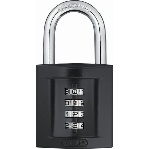 ABUS 158/50 C 50mm Body Zinc Front 4-Dial Resettable Combination Padlock