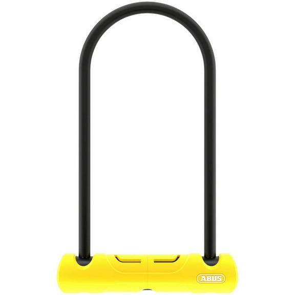 ABUS 402 U-Lock - 4.3x9", Keyed, Black, Includes bracket