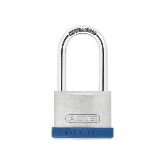 ABUS - 40mm Silver Rock 5 Padlock Long Shackle 40mm Keyed Alike