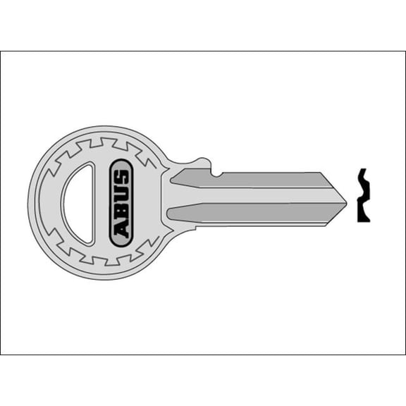 ABUS - 84/40 40mm R Key Blank