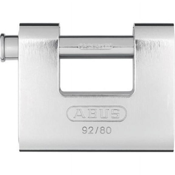 ABUS 92/80 KD U-Shaped Keyed Padlock,9/16 In H,KD