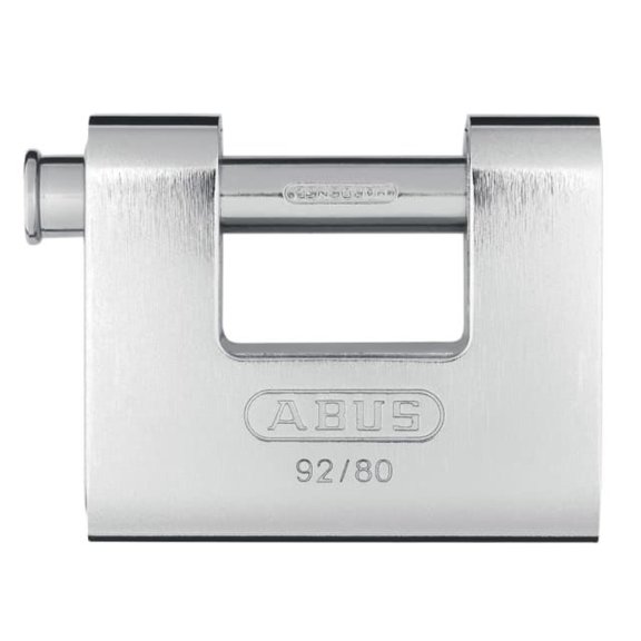 ABUS - 92/80mm Monoblock Brass Body Shutter Padlock