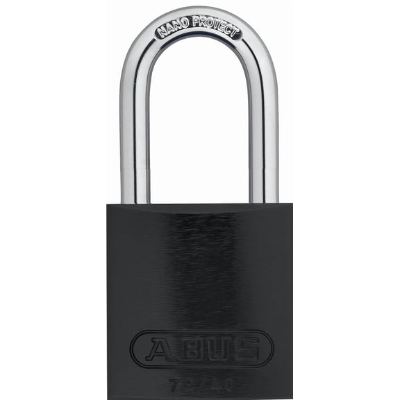 ABUS Black 72ALHB/40-40 KA 1-9/16 72HB/40-40 Safety Lockout/Tagout Padlock, 1-9/16" Shackle