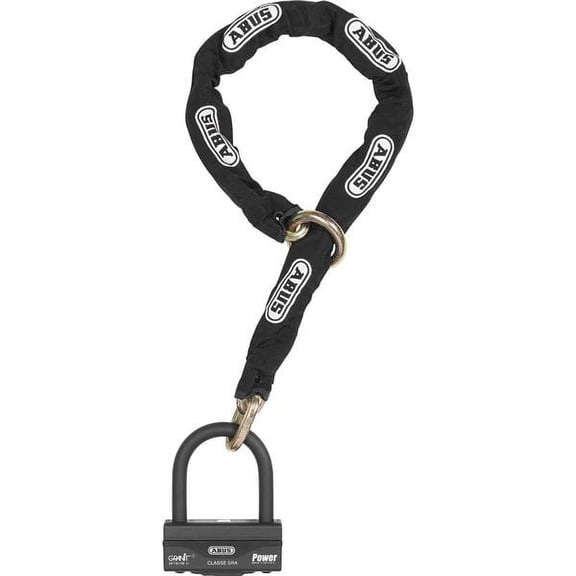 ABUS Granit Power XPlus 58/140HBIII100 Lock w/12KS 120 Black Lock-Chain (32870)