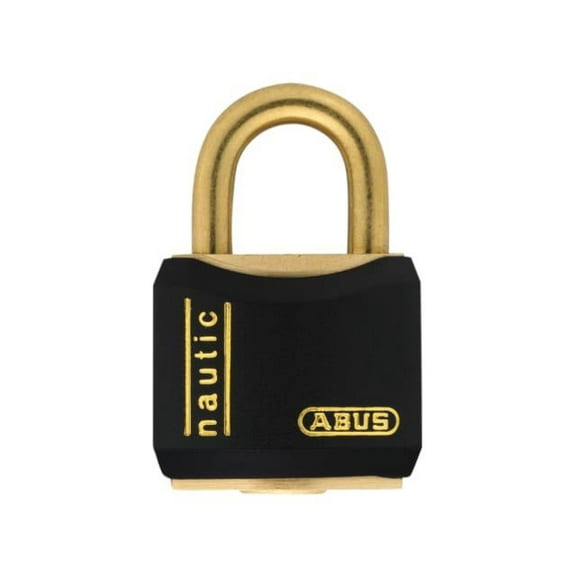 ABUS - T84MB/20mm Black Rustproof Padlock Carded