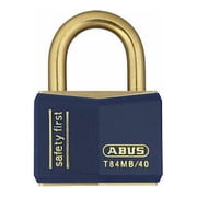 ABUS T84MB/40 KA 8401 Padlock Blue Sleeve, Keyed Alike 8401
