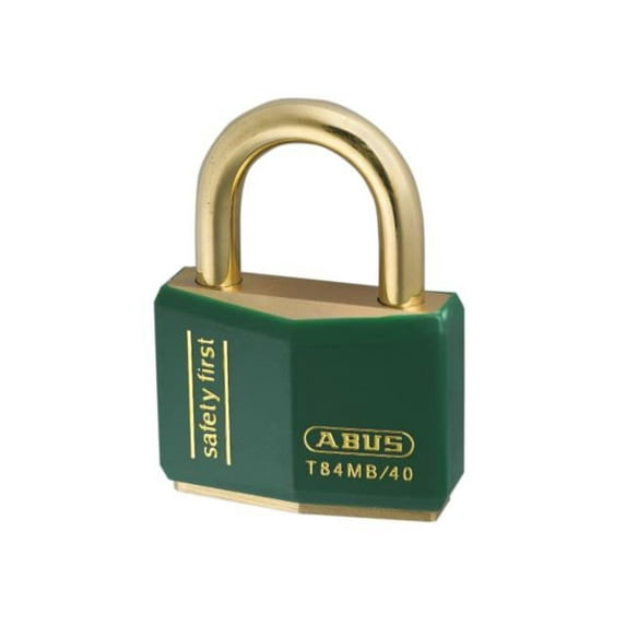ABUS - T84MB/40mm Green Rustproof Padlock Keyed Alike 8403