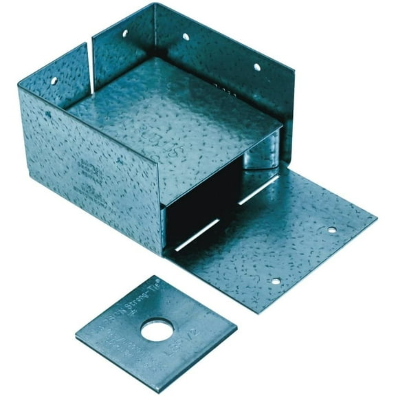 Simpson Strong-Tie ABW Post Base - Steel Retrofit Post Base - Multicolor