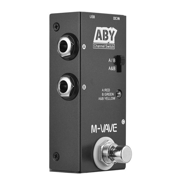 ABY Line Selector AB Switch Mini Guitar Effect Pedal True Bypass Guitar Bass Pedal AB Box - ABY Channel Switch