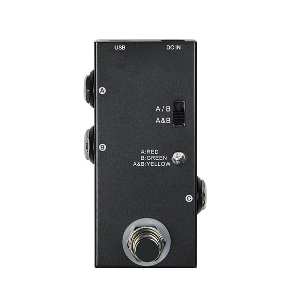 ABY Line Selectors Small ABY Switches Guitar Pedal True Bypass Guitar Bass Pedal Box ABY Channel Switches Enduring