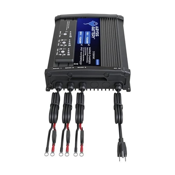 ABYSS 3 Bank 12V,24V On-Board Marine Battery Charger