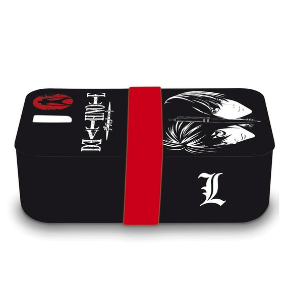 ABYSTYLE Death Note Bento Box Kira vs L Measures 7.4" x 5" x 2.5"