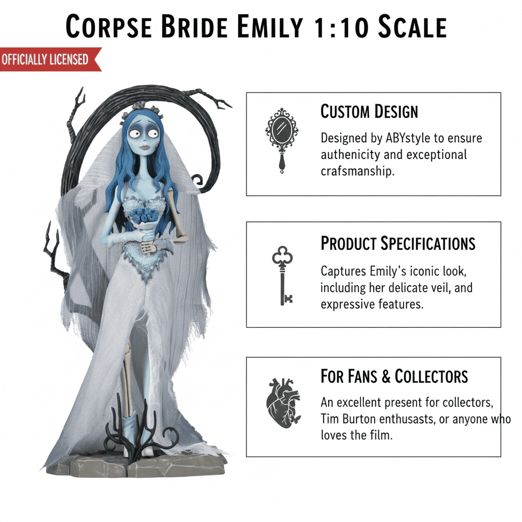 Emily Monster High Tim Burton's Corpse Bride Emily Skullector Doll
