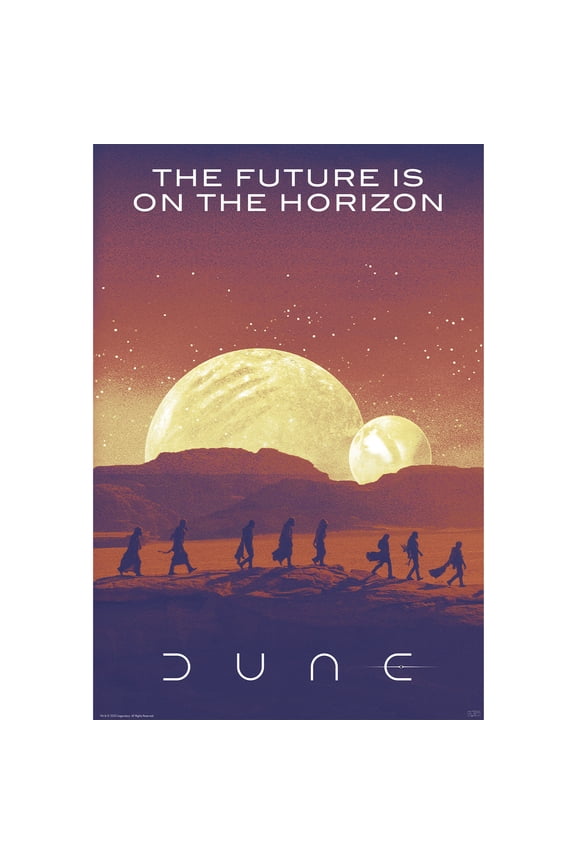 Officially Licensed Dune The Future is on the Horizon Poster, 36x24" Home Room Office Decor Merch Gift