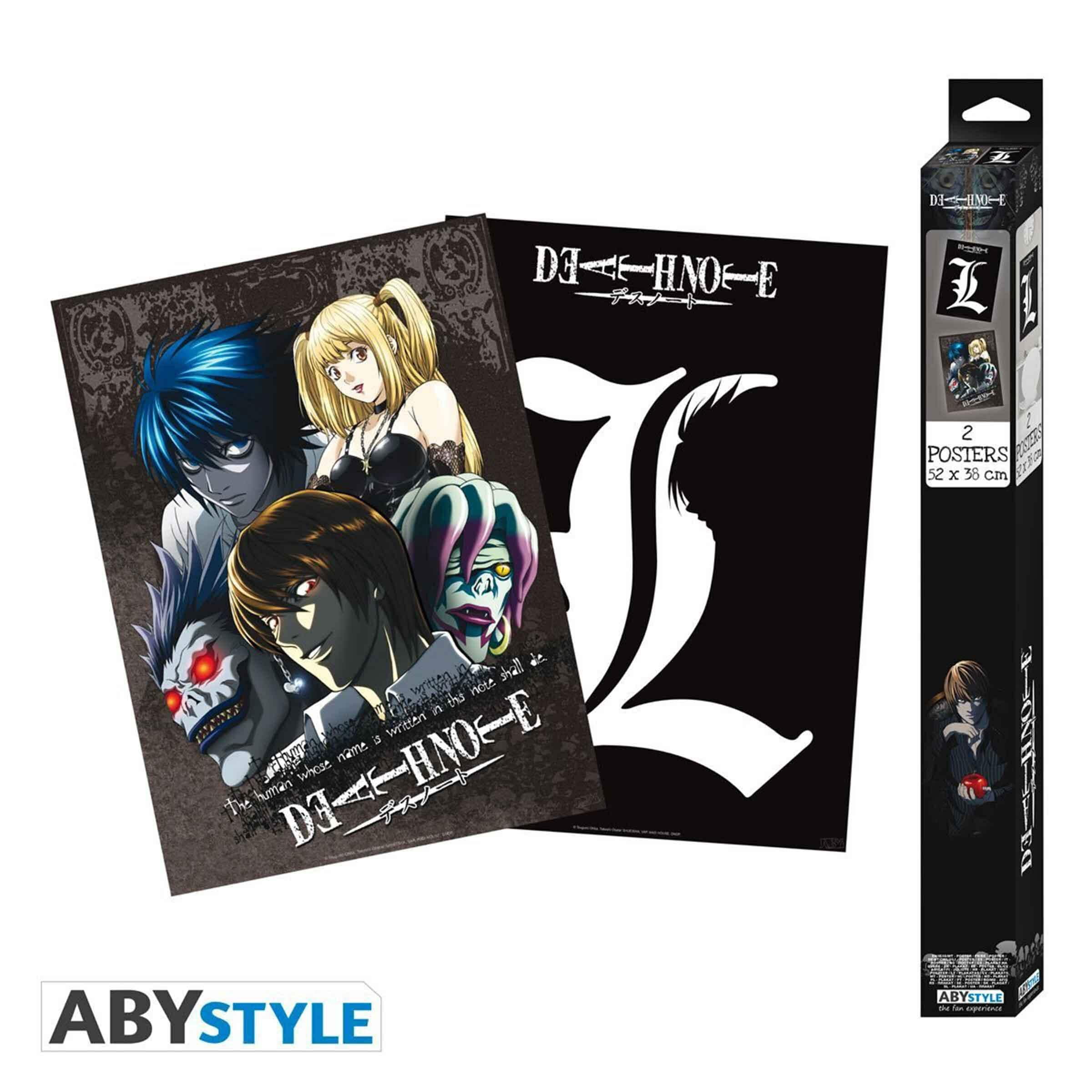ABYstyle Officially Licensed Death Note Boxed Poster Set | 2