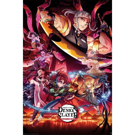 ABYstyle Demon Slayer Entertainment District Anime Poster 24" x 36"