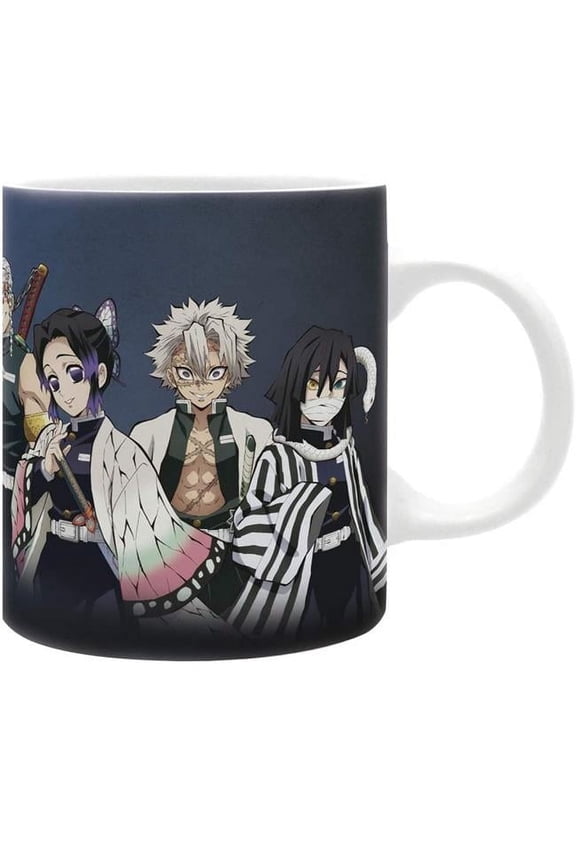 Officially Licensed Demon Slayer Pillars Mug  11oz Ceramic Coffee Cup Featuring the Hashira  Drinkware, Dishwasher & Microwave Safe