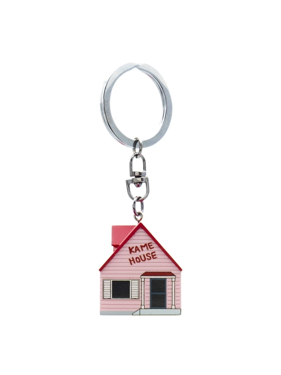 Dragon Ball Z Kame House 3D Keychain | Official DBZ Anime Collectible for Fans & Gift Giving | Miniature Key Ring Accessory for Backpacks, Keys, and Display