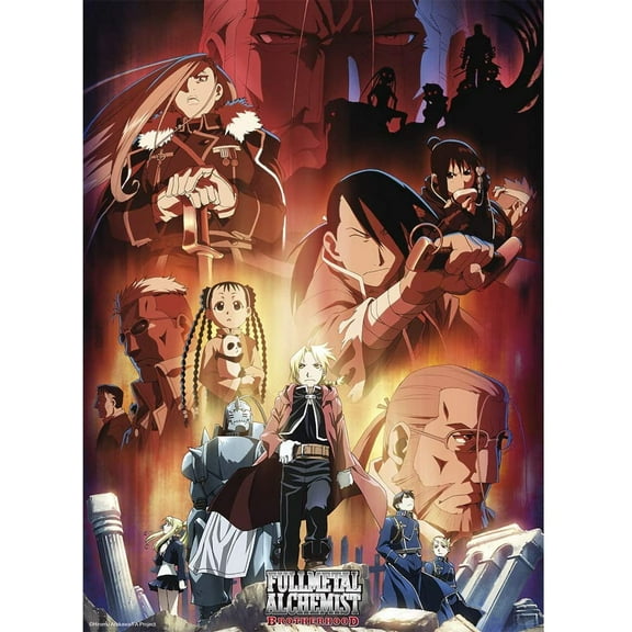 ABYstyle Fullmetal Alchemist: Brotherhood Characters Mini Poster | Official FMA Anime Wall Art | 15" x 20.5" Decorative Poster for Bedroom, Dorm, or Office