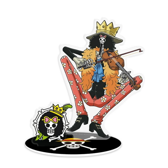 ABYstyle Officially Licensed One Piece Anime Brook Acryl 4" Acryl Figure Room Desktop Decor Merch Gift