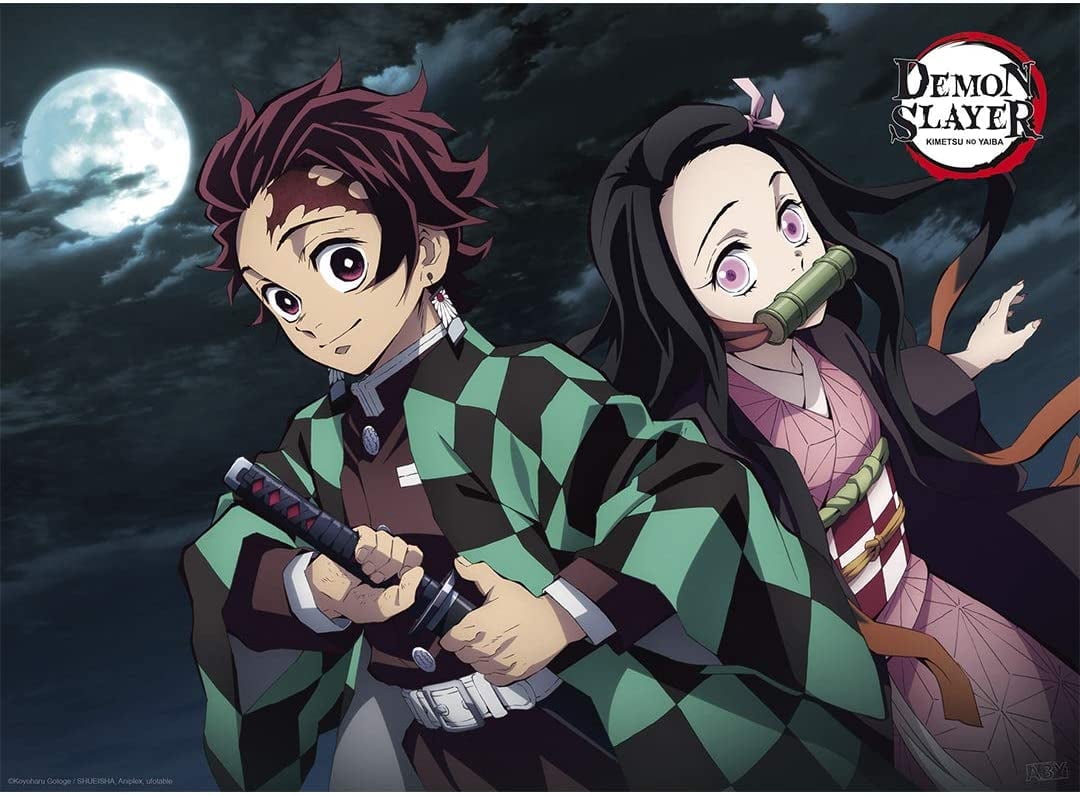 ABYstyle Tanjiro and Nezuko Demon Slayer 20.5" x 15" Poster