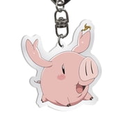 ABYstyle The Seven Deadly Sins Hawk Acrylic Keychain   Official Anime Chibi Key Ring Accessory   Cute Collectible Gift for Fans