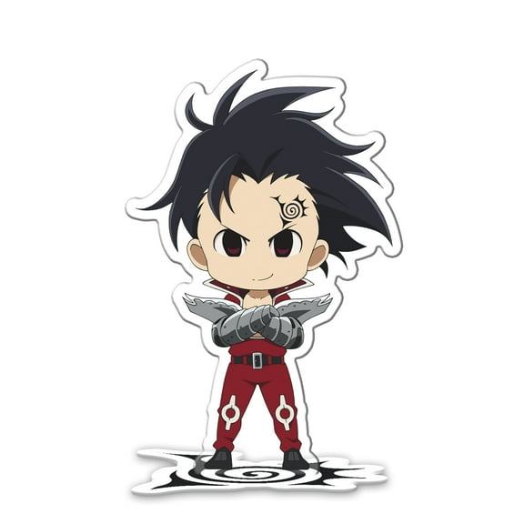 ABYstyle The Seven Deadly Sins Zeldris Acrylic Figure | Official Acryl Anime Villain Collectible for Fans & Desks | Demon Clan Desktop Stand for Shelves, Displays, and Gifts