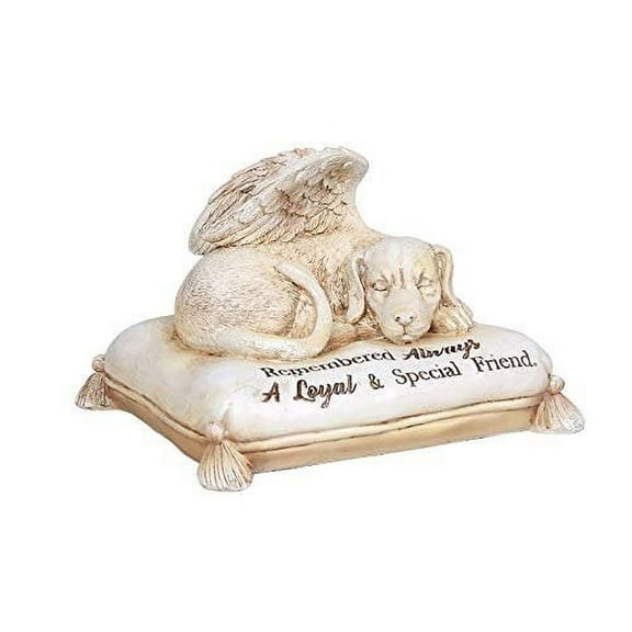 ABZ Brand Pet Memorial Angel Dog Cremation Urn Loyal Friend Bottom Load 30 Cubic