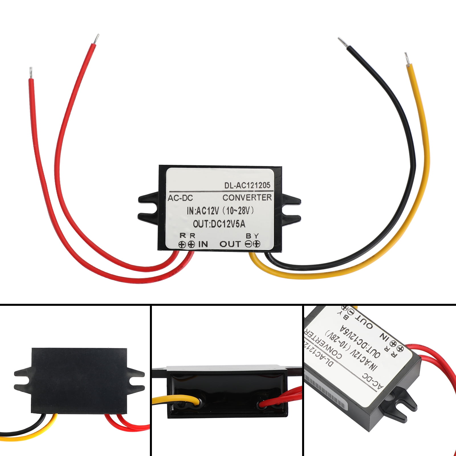 AC 10-28V To DC 12V 5A Buck Converter Ac-Dc Step Down Power Supply ...
