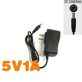 5V 1A AC Adapter, Waysse 5V 1A Power Supply DC Power Adapter,100V-240V Slim  Design