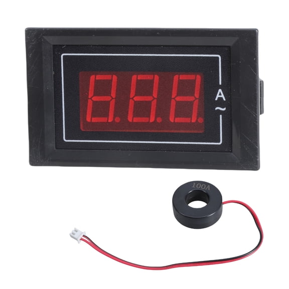 AC 100A Current Meter with External Converter LCD Display Current Meter for Accurate Measurement & Easy Installation