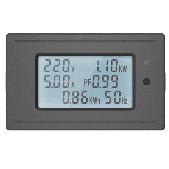 AC 100A Digital Voltmeter Ammeter 6-in-1 Multifunction Tester LCD Voltage Current Power Energy Test Meter Wattmeter