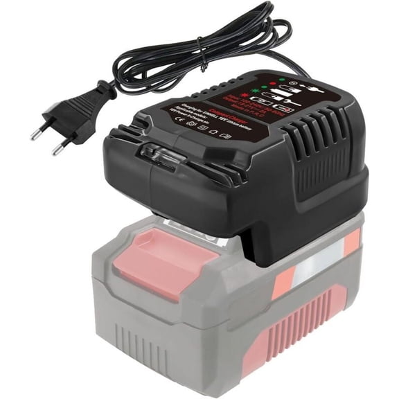 AC 100V - 240V Li-ion Battery Lighter Charger For Einhell For Ozito18V Power X-Change Series Lithiumy Ion Battery