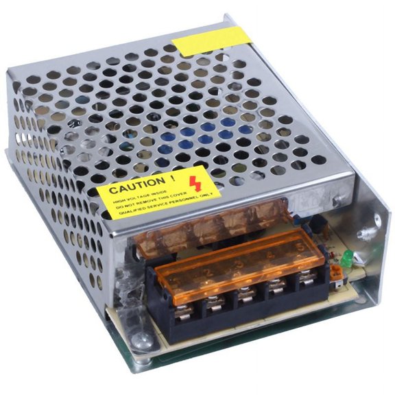 AC 110-220V DC 24V 2A 48W Switch Power Supply Transformer for LED Strip Light,1 x Switch Power Supply,Silver Tone