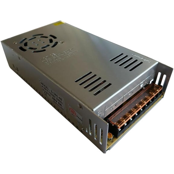 AC 110/220V to DC 48V 8A 380W universal regulated switching power supply adapter transformer driver converter suitable for LED strips lights, security camera systems, computer projects