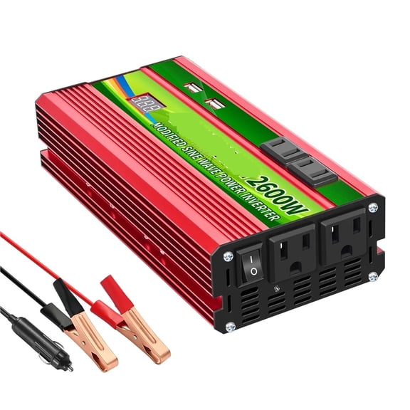 AC 110 DC 12v24v 1600W 2600W 3000W Inverter Peak Power Converter ,Easy to Operate