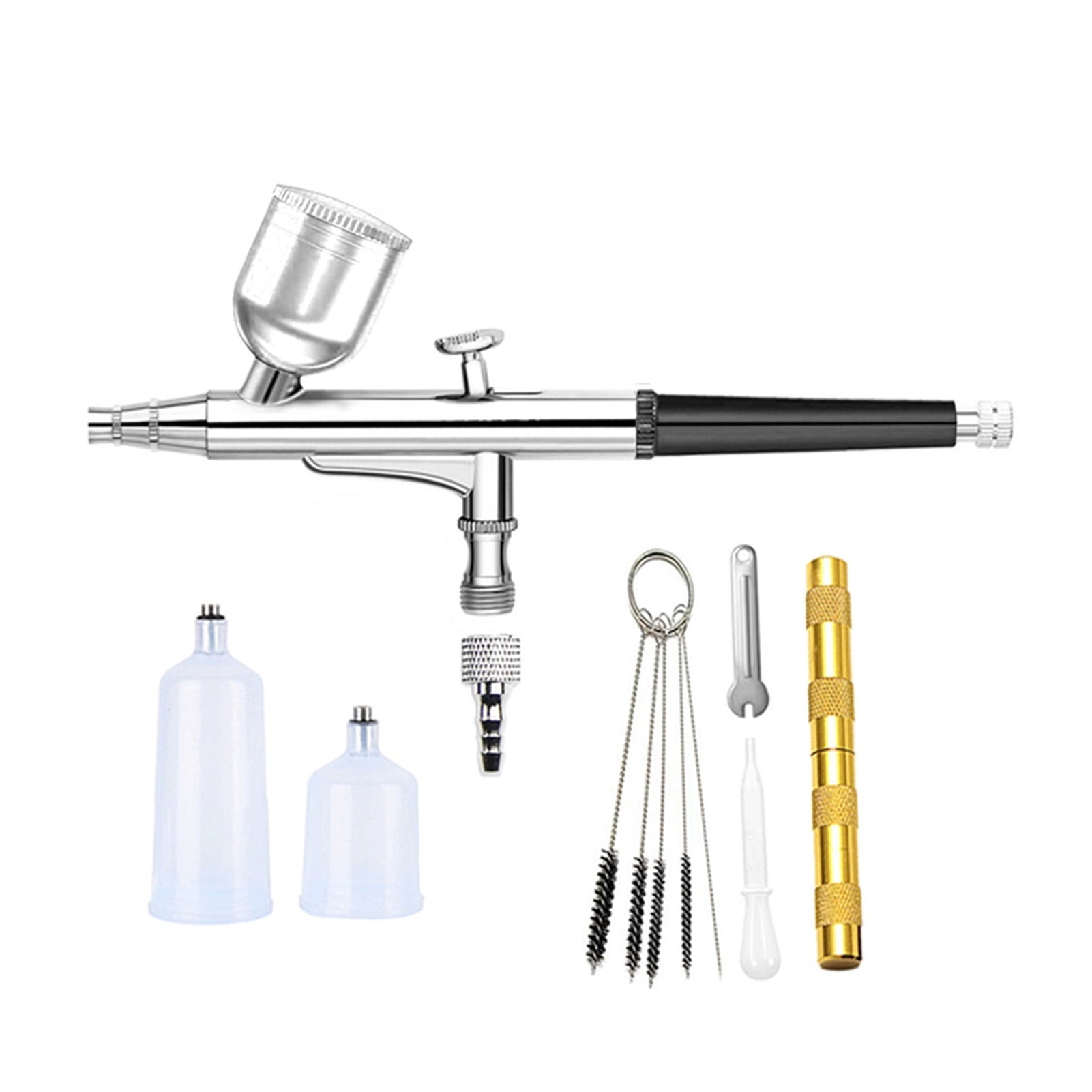 AC 131 Dual Action Red Airbrush Pen Spray Art Painting Tattoo Cake Makeup Beautifu Model Air Brush Gun ,Versatile applications